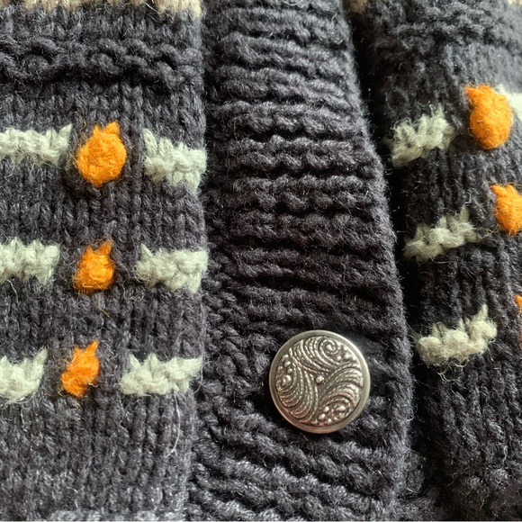 Vintage Compagnie Internationale Express 90s Geometric Cardigan Sweater vest - Picture 5 of 8